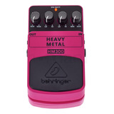 Pedal De Distorsión De Metales Pesados ??behringer Hm300