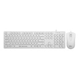 Kit Teclado + Mouse Mlab Telecommuting 9094 Usb Blanco