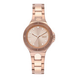 Dkny Womens Chambers Reloj De Vestir De Tres Manecillas De A