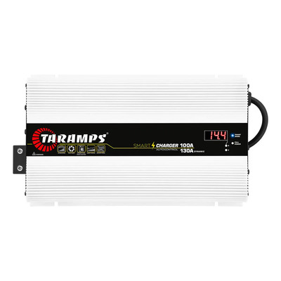 Cargador de Baterías Inteligente Rápido Taramps Smart Charger 100A\u002F130A Bivolt Fuente Automotriz Para Sonido, Car Audio, Bocinas y Recarga 12V, 13.8V, 14.4V, 1850W Para Coche, Motocicleta y Suv | Meses sin interés