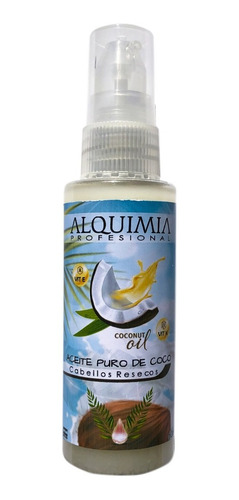 Aceite Puro De Coco X60 Ml Alquimia 3 Unidades