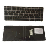 Teclado Hp Zbook 14u G4 Español C/marcó Plata Iluminado 