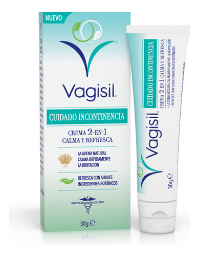 Crema Vagisil Incontinencia Calma Y Refresca Cuidado Intimo