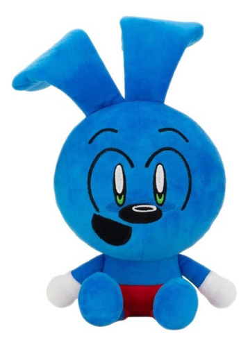 Muñeco De Peluche Riggy El Conejo Con Orejas Azules