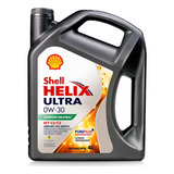 Aceite Sintetico Shell Helix Ultra 0w30 Nafta Diesel X 4 Lts