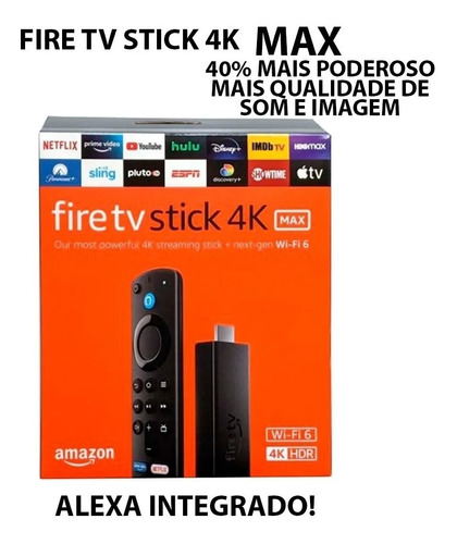 Amazon Fire Tv Stick 4k Max Original Wi-fi 6 Lançamento!!! 