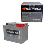 Bateria Hankook 47-680 Agm 