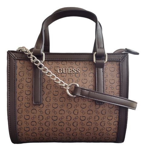 Bolsa Guess Factory Sv890469 Original Cafe Oscuro Dama