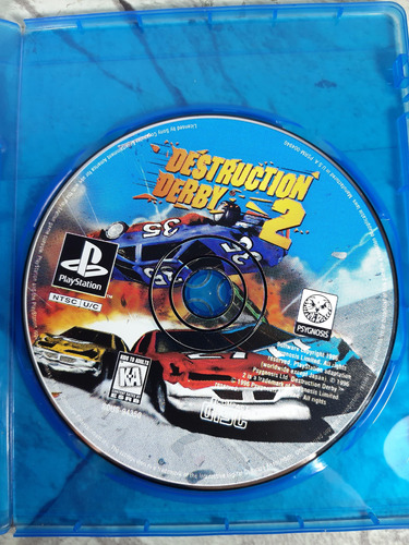 Juego Destruction Derby 2 Ps1 Solo Disco