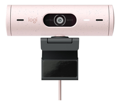 Logitech Webcam Brio 500 Con Micrófono 1920x1080 Usb-c Rosa