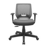 Cadeira Escritório Beezi Braço Regulável Plaxmetal Cza/graft