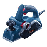 Plaina Elétrica Manual Bosch Professional Gho 700 82mm 110v Cor Azul