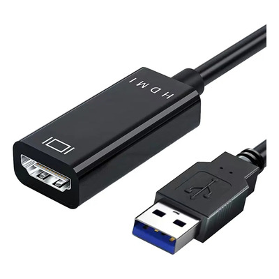 Usb A Hdmi Sonido Y Video Sincronización 1080hd Exhibición De La Ampliación, Exhibición Del Espejo Gomita | Meses sin interés