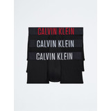 Pack 3 Bóxers Low Rise Intense Power Negro Calvin Klein