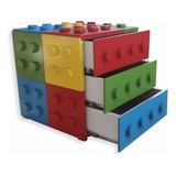 Cajonera Cubo Lego 3 Cajones Correderas Metalicas 