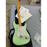 Guitarra Fender Stratocaster Surf Green - Texas Special Caps