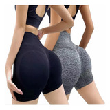 2pzs Short De Licra Para Mujer Fitness Sports Sexy Shorts 