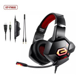 Fone Ouvido Headset Gamer Profissional Pc Xbox Ps4 P2 Usb Cor Vermelho