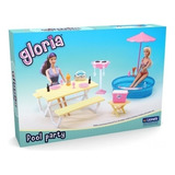 Muebles Para Muñeca Gloria Pool Party Mesa Y Pileta Lionels