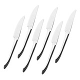 Set X6 Cuchillo Postre Volf Linea Vecchio Acero Inoxidable V