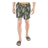 Bermuda Shorts Água Hering Quadrada Tigre