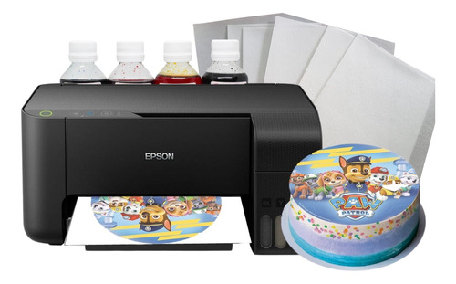 Impresora Epson Wifi +tinta Comestibles+obleas De Regalo