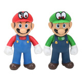 Set De 2 Figuras De Acción Super Mario Bros Odyssey Mario Lu