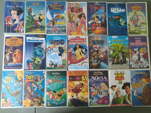 Películas Vhs Walt Disney De Colección ( Lote De 2 ) 