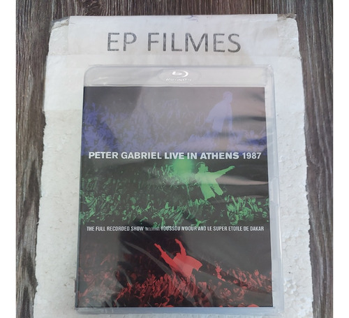 Peter Gabriel - Live In Athens - Blu Ray + Dvd, Lacrado