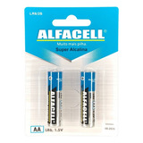 Pilha Original Super Alfacell Aa2 Kit10 Unidades