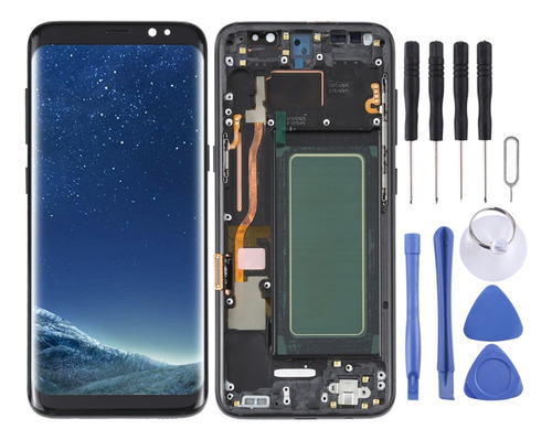 Pantalla Lcd Oled Con Marco For Samsung Galaxy S8 Sm-g950