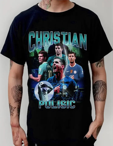 Playera Futbol Christian Pulisic Jugador Serie A Italia