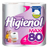 Papel Higienico Max Hoja Simple Panal Higienol 4x 80mt X4