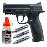 Pistola Co2 Umarex Smith Wesson Mp40 4,5 Replica + Kit