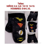 Boxer Ropa Interior Adulto, Superhéroes Batman Jocker Otros 