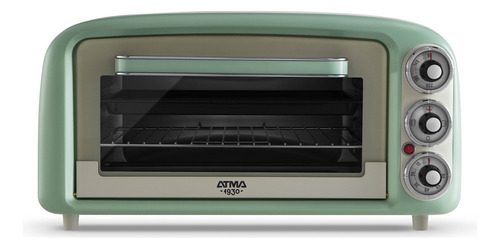 Horno Eléctrico Atma Vintage Hg1622vp 16l Verde