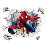 Decoración Infantil Vinil Avengers Spiderman Tapiz 3d 65x55