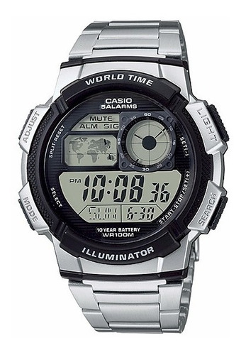 Reloj Casio Modelo Ae-1000wd-1av Sumergible