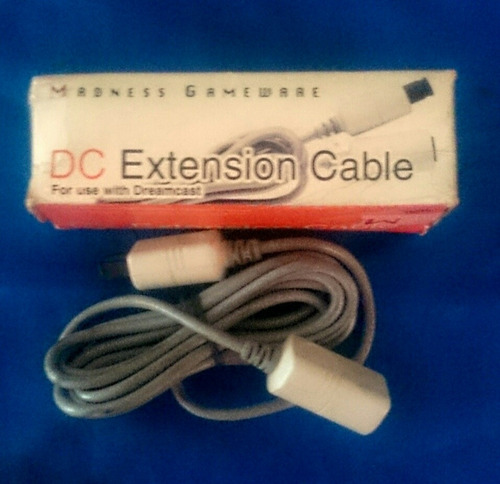 Dc Extension Cable Dreamcast Na Caixa Original Super Nintend