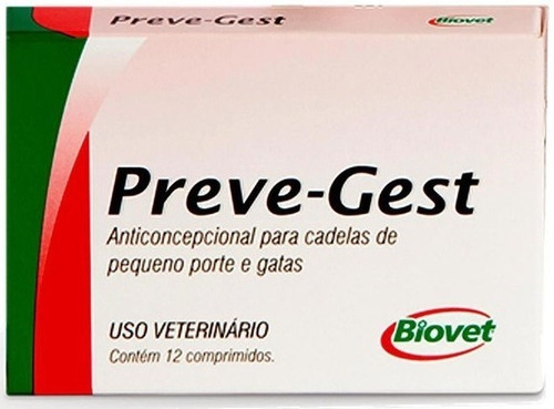 Prev Gest 5mg 12 Comprimidos - Biovet