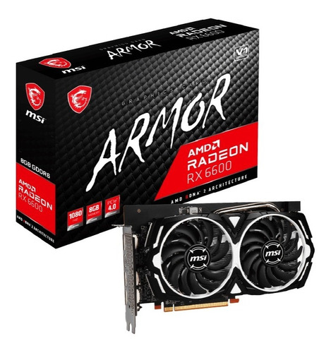 Tarjeta De Video Rx 6600 Armor 8gb 2x 