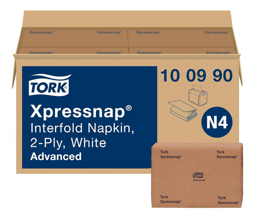 Xpressnap 100990 - Servilleta Dispensadora Blanca N4, 2 Capa