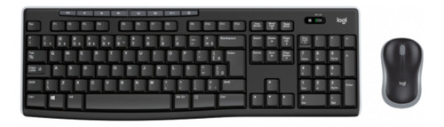 Combo Teclado E Mouse Sem Fio Logitech Mk270 Conexão Usb