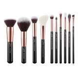 Set Brochas Maquillaje Profesional 10pz Jessup Originales