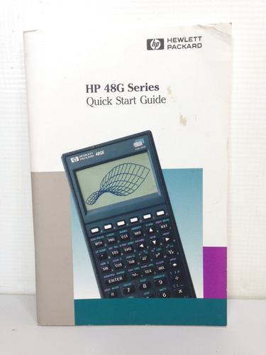 Manual Calculadora Hp 48gx Quick Start Guide 