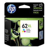 Cartucho De Tinta Hp 62xl Tricolor