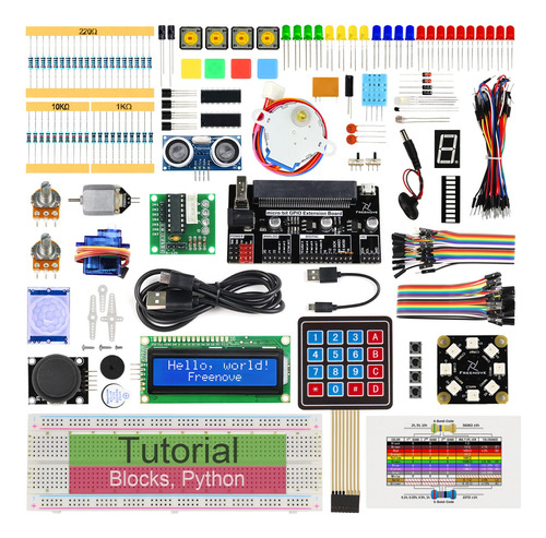 Freenove Kit De Inicio Definitivo Para Bbc Micro:bit (no In.