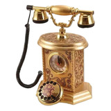   Telefone Clássico E Decorativo Com Relógios Bordados Vii
