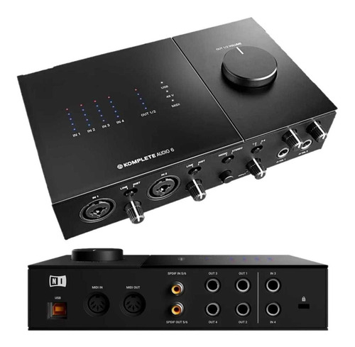 Interface De Áudio Komplete Audio 6 Mk2 Native Instruments -