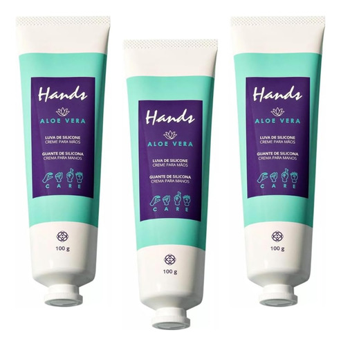 3 Hands Guante Silicona Crema Ultra Hidratante Manos Hinode